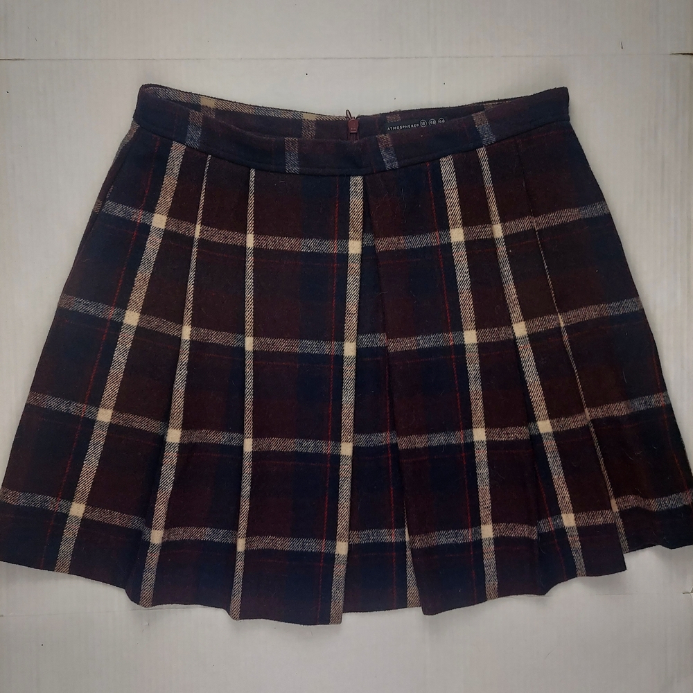 Plaid A-Line Skirt